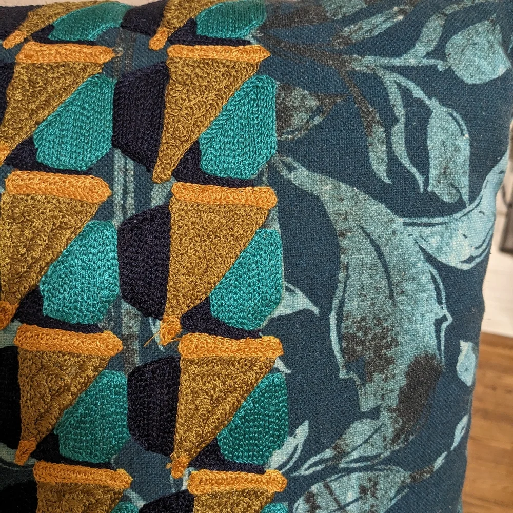 West Elm embroidered 16